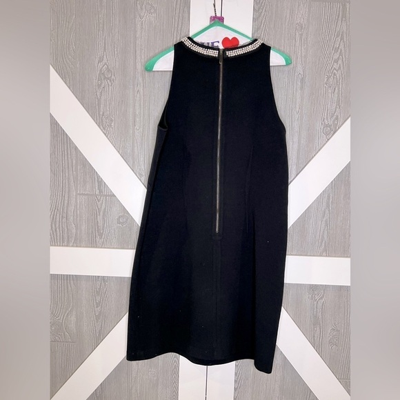 271. LOFT Sleeveless Sheath Dress with Pearl Neckline Size 6 - Picture 3 of 4